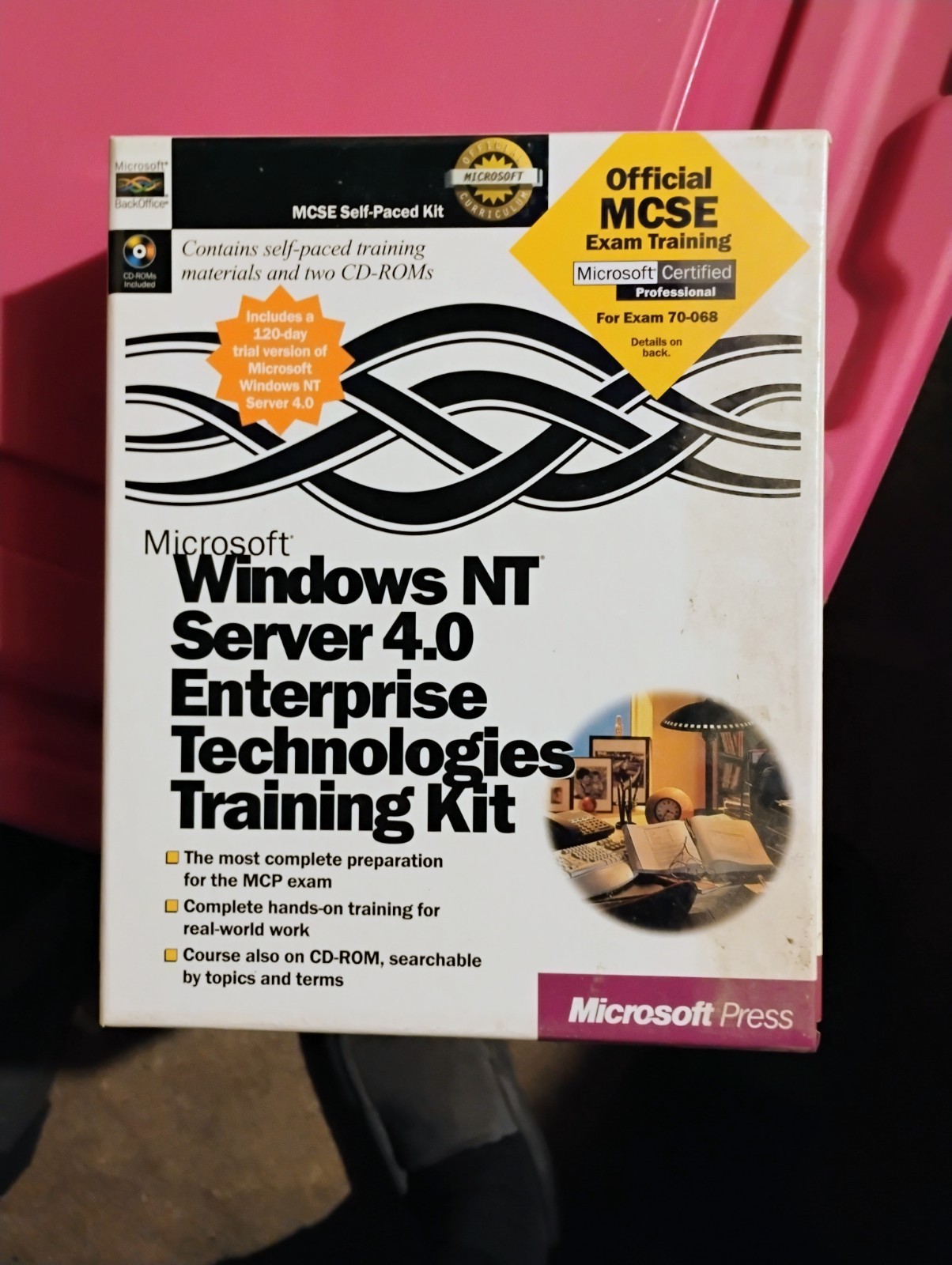 Microsoft Windows NT Training Kit Lot with Novel CNA - Plus Frontpage IIS 4 ect
