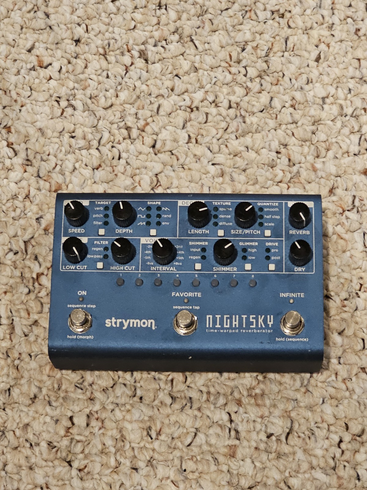 Strymon NightSky Time Warped Reverberator Pedal