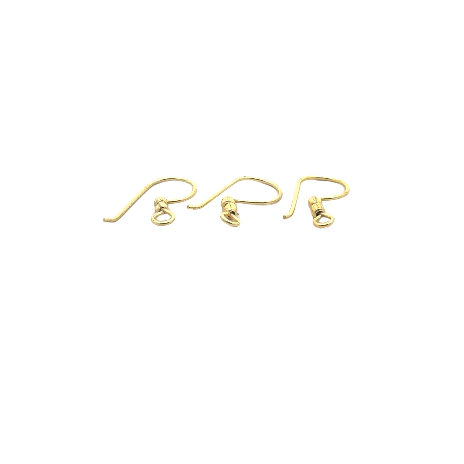 30 Pairs Gold Finish, Silver Plated, or Copper E-Coated Ear Wires (21 × 12 mm)
