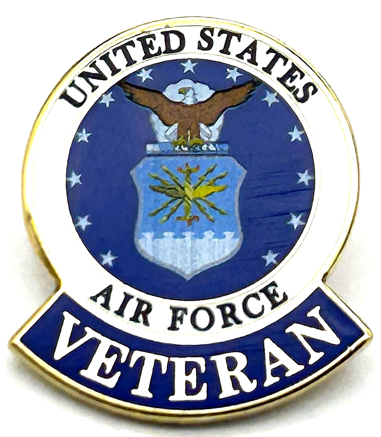United States Air Force Veteran Military lapel Hat Pin USAF Insignia