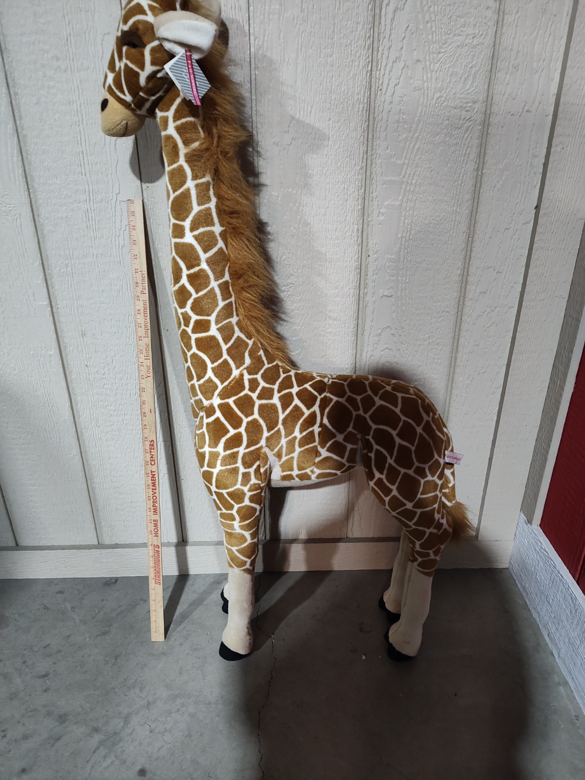 FAO SCHWARZ SUPER TALL GEOFFREY STANDING GIRAFFE VINTAGE TOYS R’ US