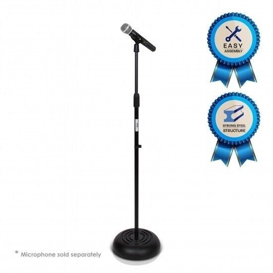 Pyle Steel Microphone Stand Black � 360 Degree Rotation PMKS5