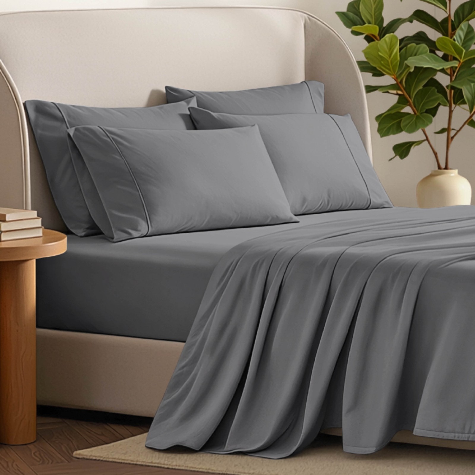 Bare Home 1800 Ultra-Soft Sheet Set - With Bonus Pillowcases