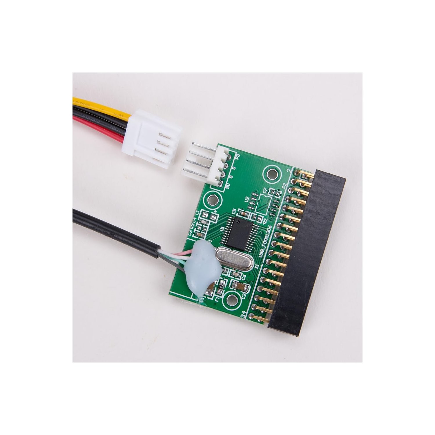 USB Floppy Drive Connector 34 Pin Adapter for 1.44MB Drives Data Transfer