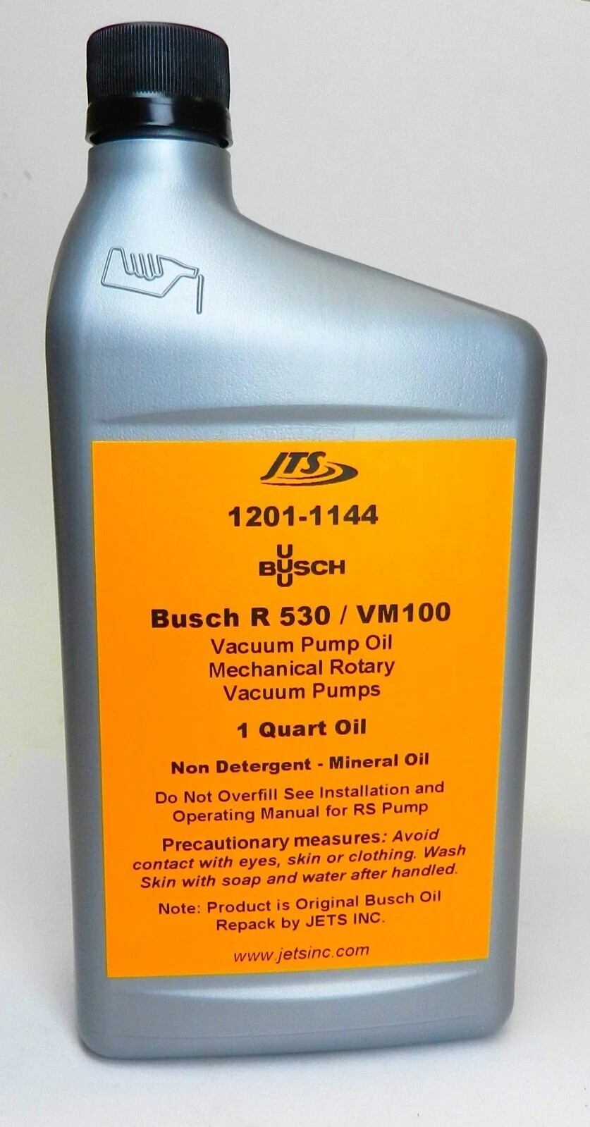 VM100 Busch R-530 Vacuum Pump Oil 1 Quart Bottle for Vacuum Pumps