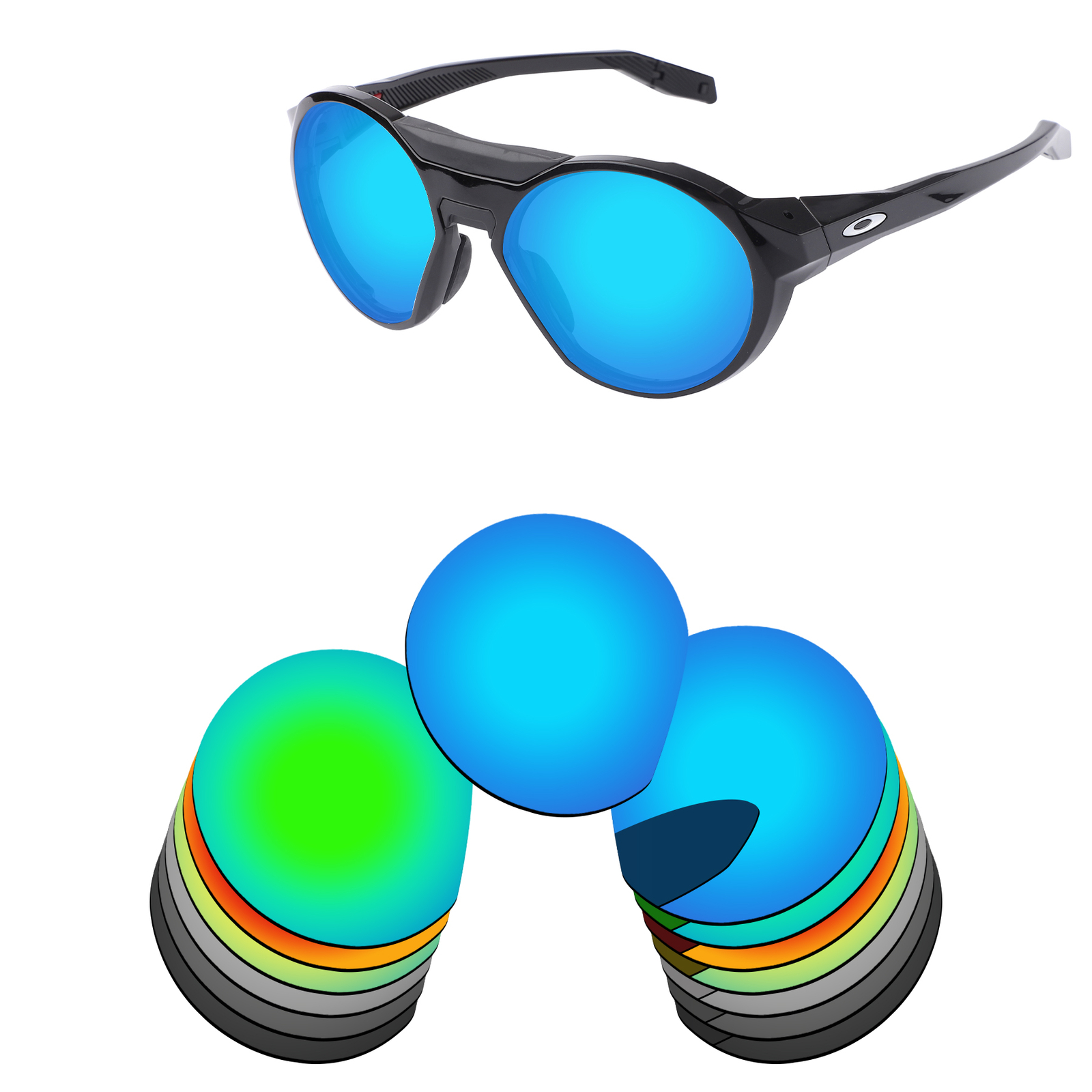 Lenslog Polarized Replacement Lens For-Oakley Clifden OO9440 Frame -Colors