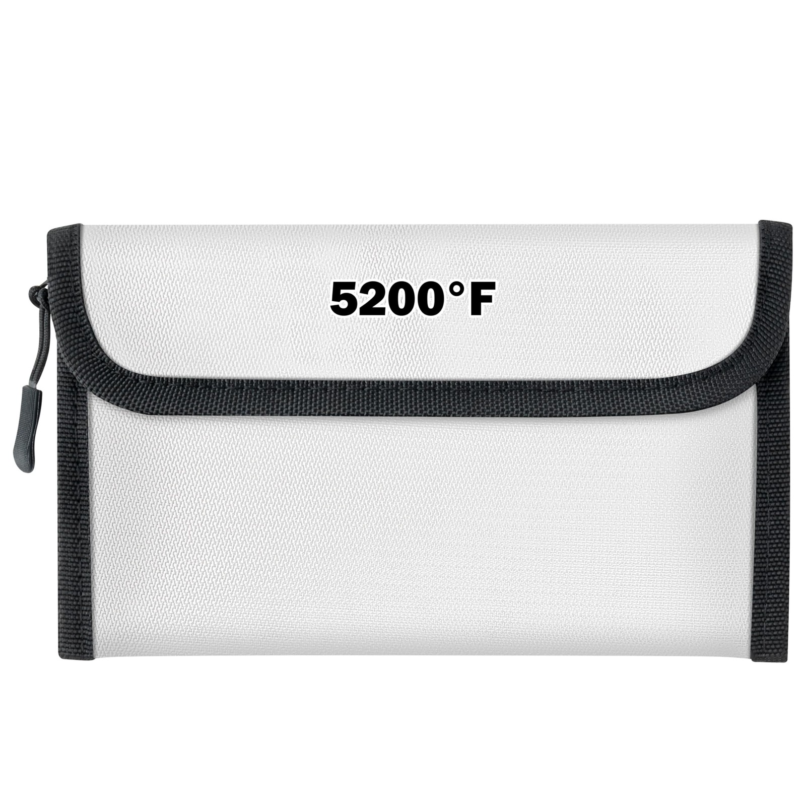 Fireproof Waterproof Document Bag - 5200°F Water Resistant Fire Proof Money B...