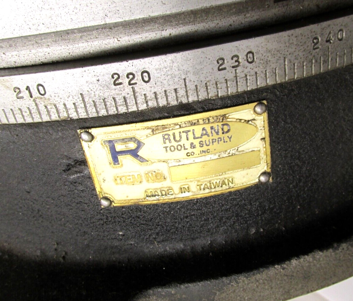 RUTLAND 14" HORIZONTAL / VERTICAL ROTARY TABLE