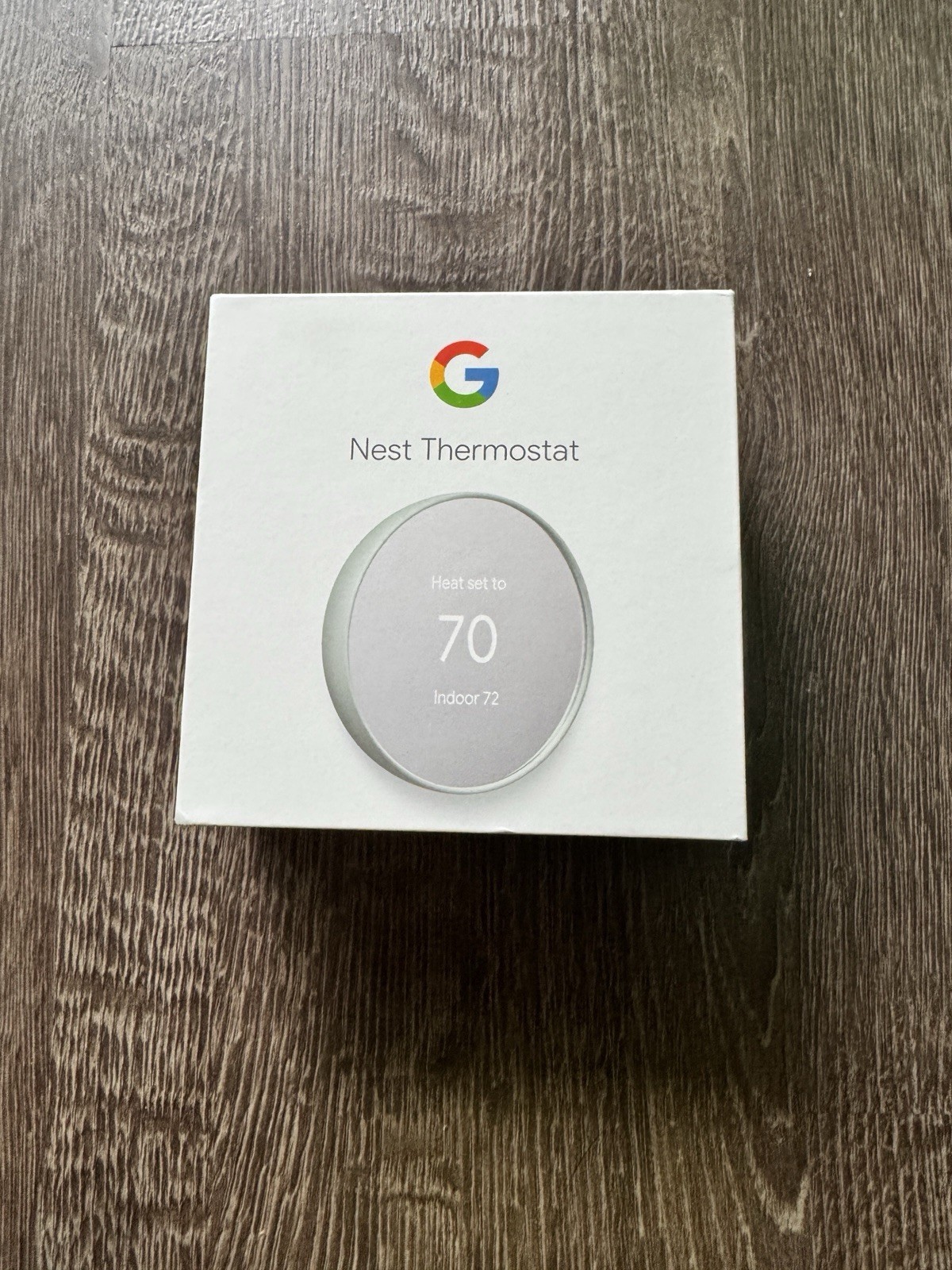 Brand New Open Box Unused Google Nest Smart Thermostat GA02083 Fog