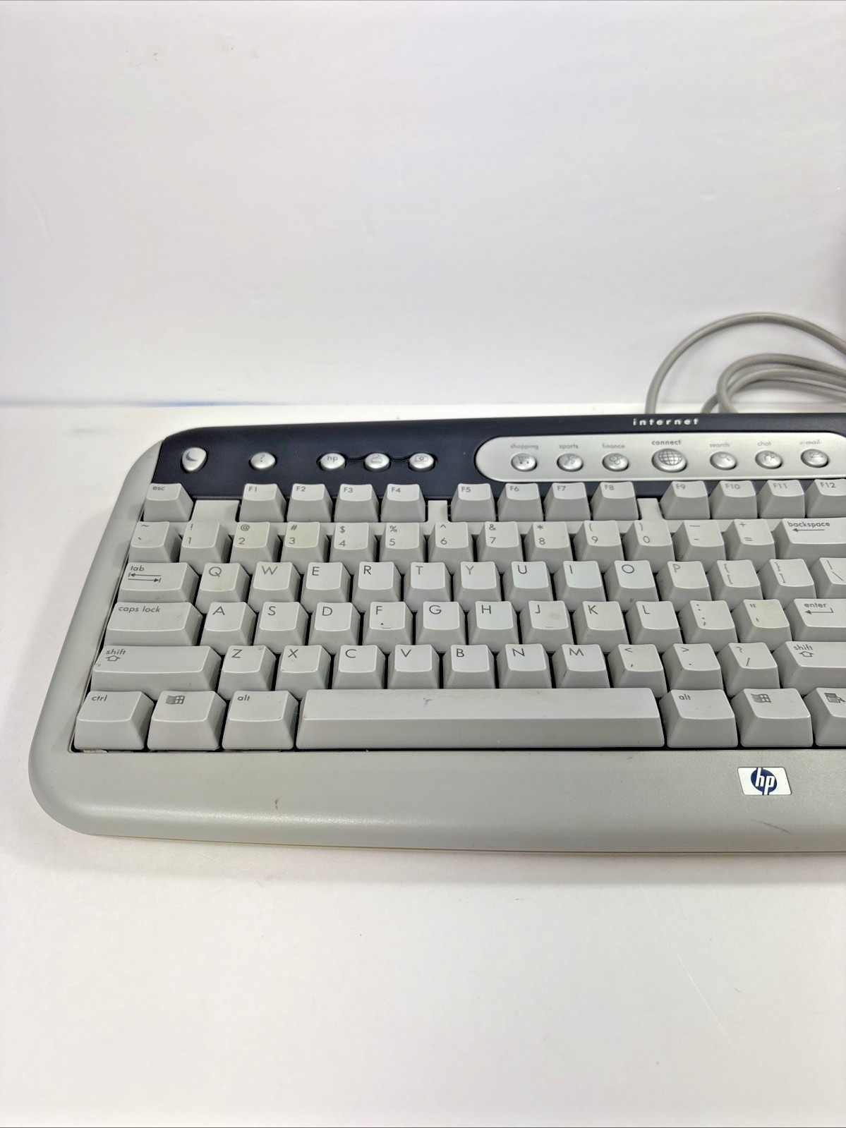 HP Model 5181 Internet/Multimedia PS/2 Wired Keyboard - Beige/Gray