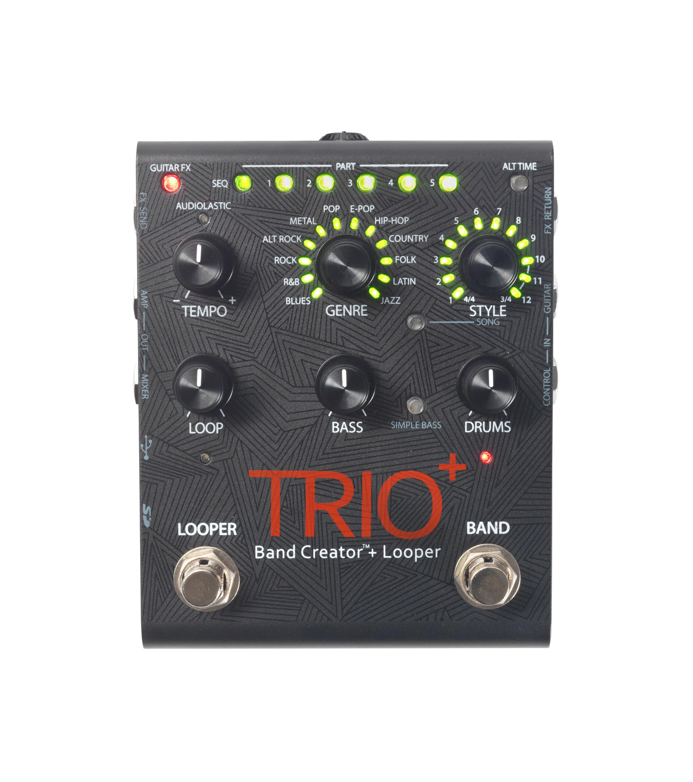 DigiTech Trio Plus Band Creator and Looper Pedal