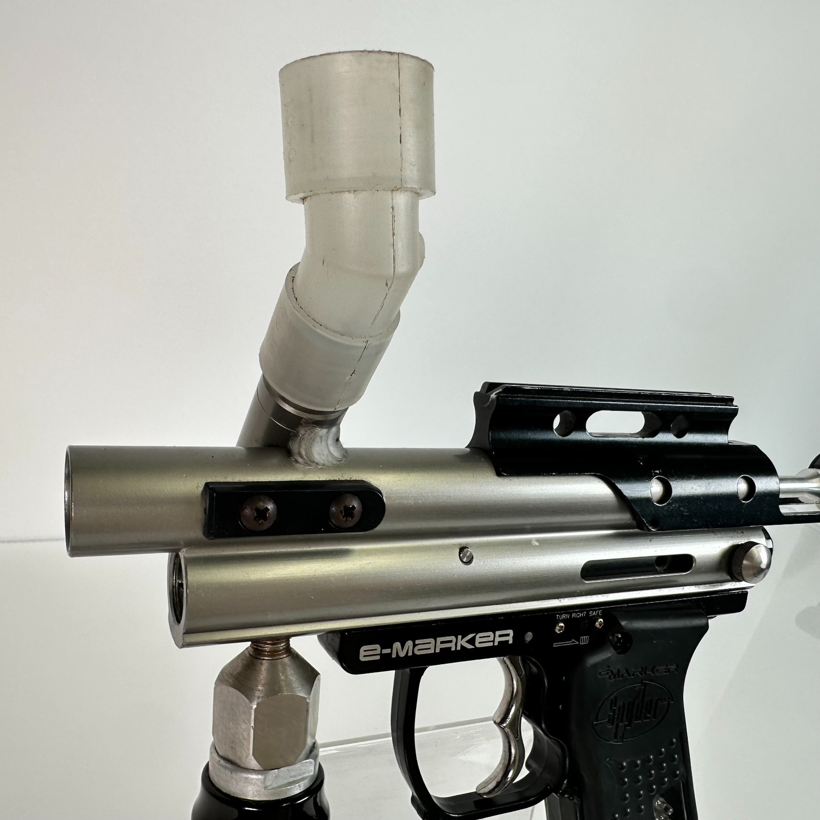 Spyder E-Marker Paintball Marker Gun Silver