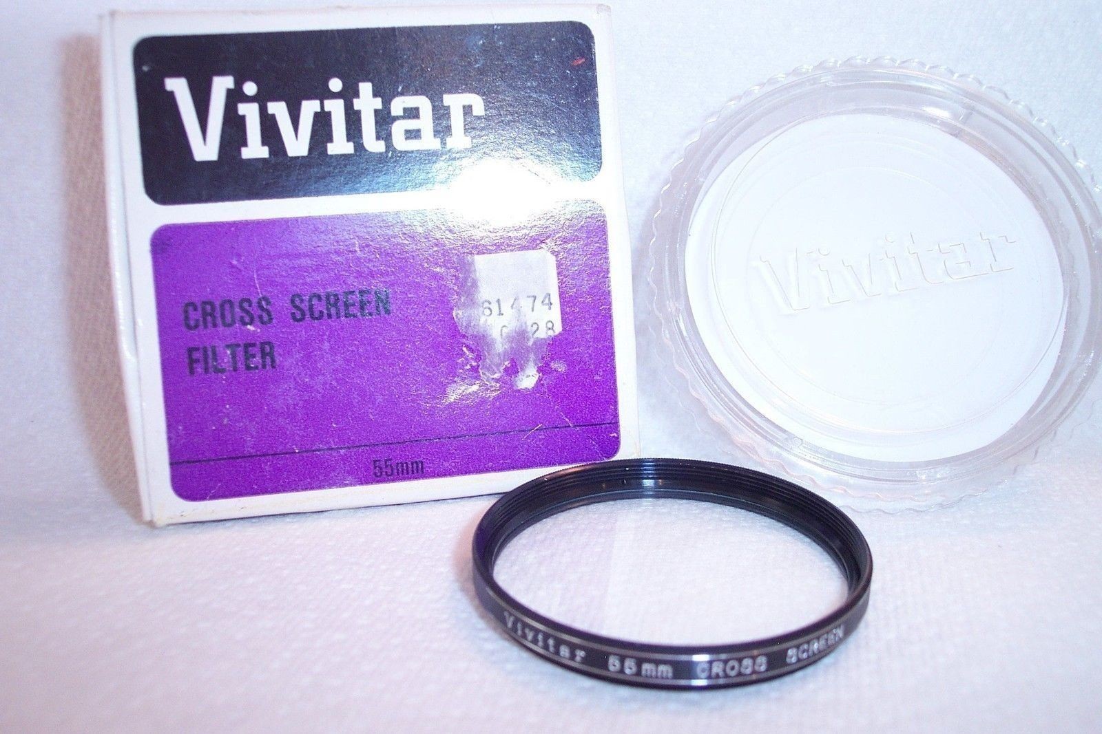 Vivitar 55 mm NEW Cross Screen Screw-In Filter with Case/Box Japan (K-247)