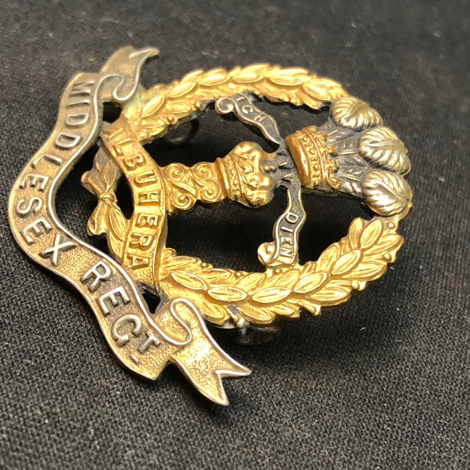 Middlesex Regiment - Original British Army Cap Badge