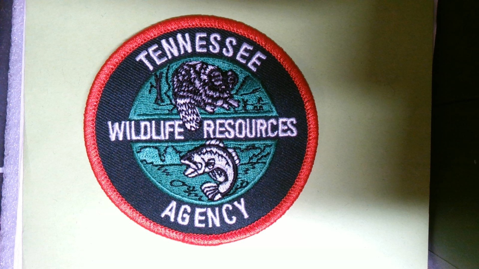 PATCH LAW ENFORCEMENT SEW ON TENNESSEE WILDLIFE RESOURCES AGENCY 3 INCHES ROUND