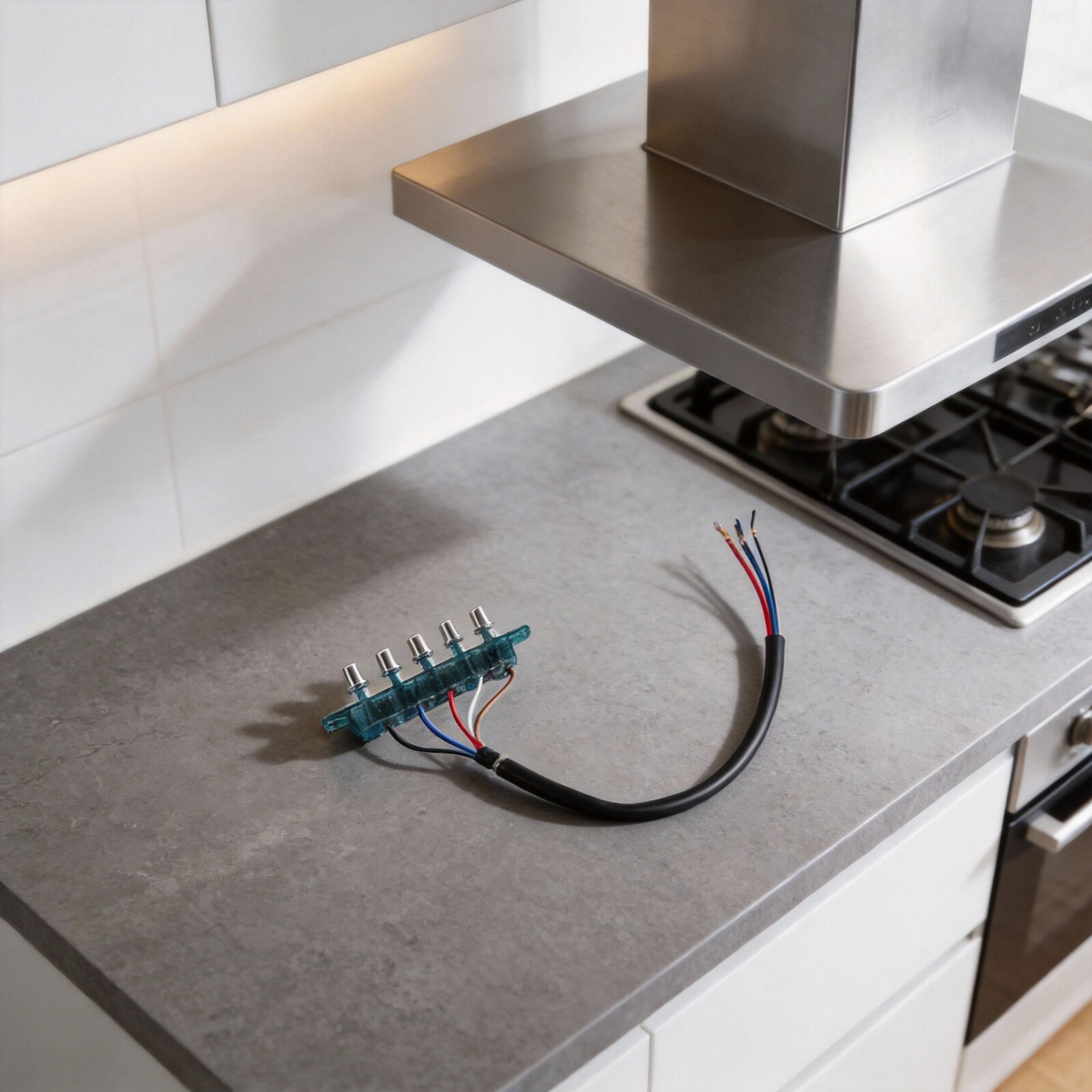 Kitchen Range Hood Switch Button with 5 Functions for Safety and Control