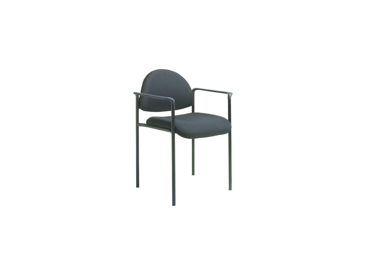 BOSS Office Products B9501-BK Stacking Chairs