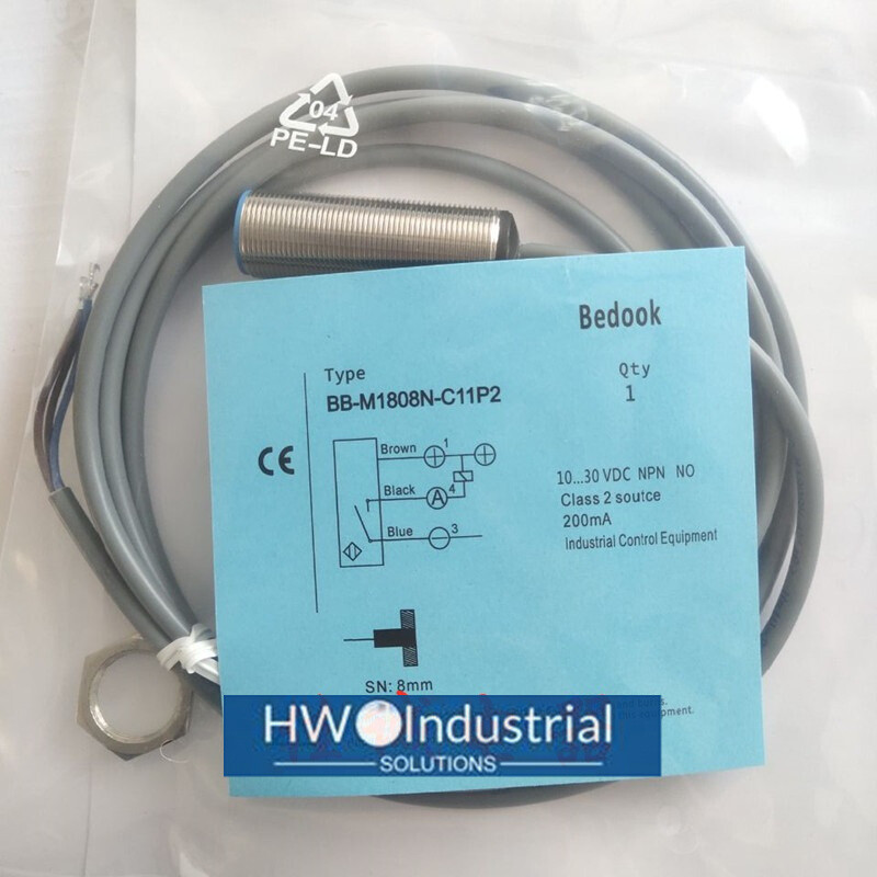 New 1PC BB-M1808N-C11P2 Bedook Proximity Switch Sensor