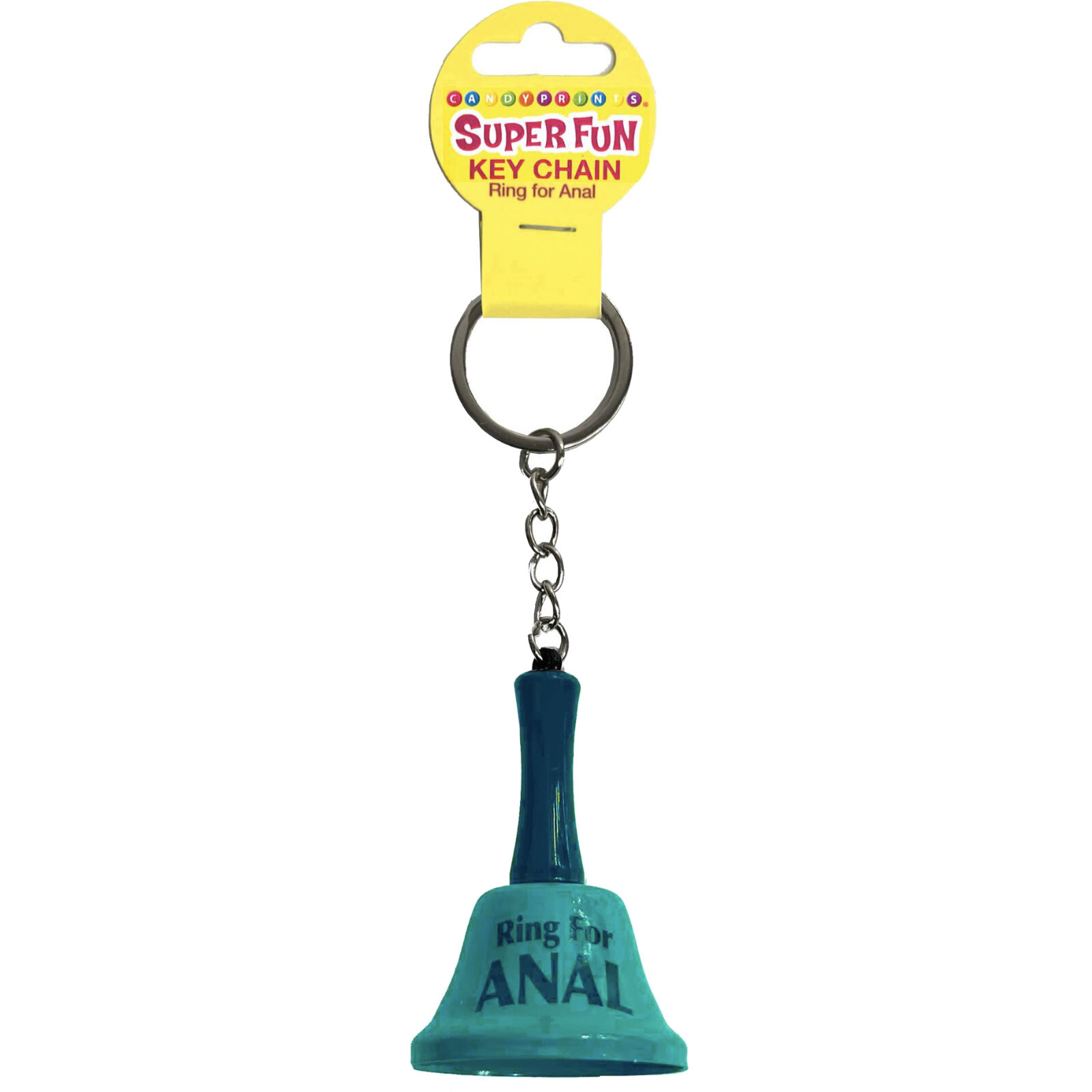 Super Fun Key Chain Mini Bell - Ring For Anal - Novelty Gag Gift Party Favor