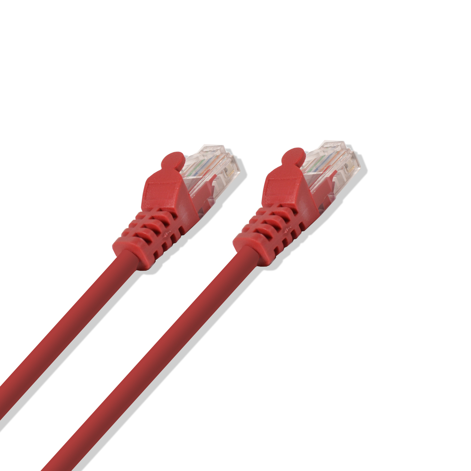 Cat-6 UTP Ethernet Network Cable RJ45 Lan Wire Red 7FT