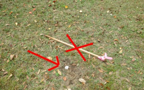 Low Profile HDG Survey Stakes - 4-Pack - Plain Color