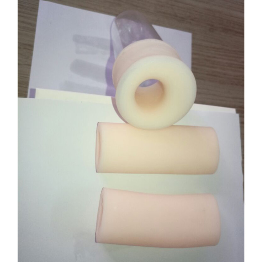 2PCS STRETCHABLE REPLACEMENT SILICONE SLEEVE EXTENDER PENIS PUMP VACUUM CYLINDER