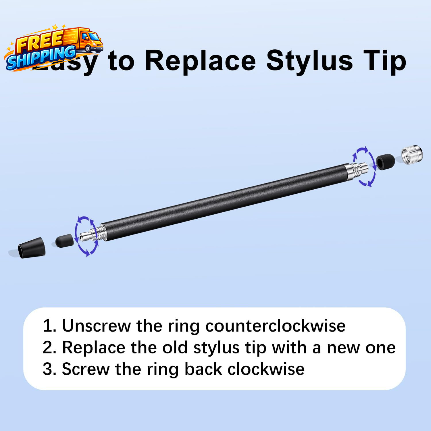Stylus Pen for Touchscreen 3Pcs High Sensitivity and Precision Stylus Pen