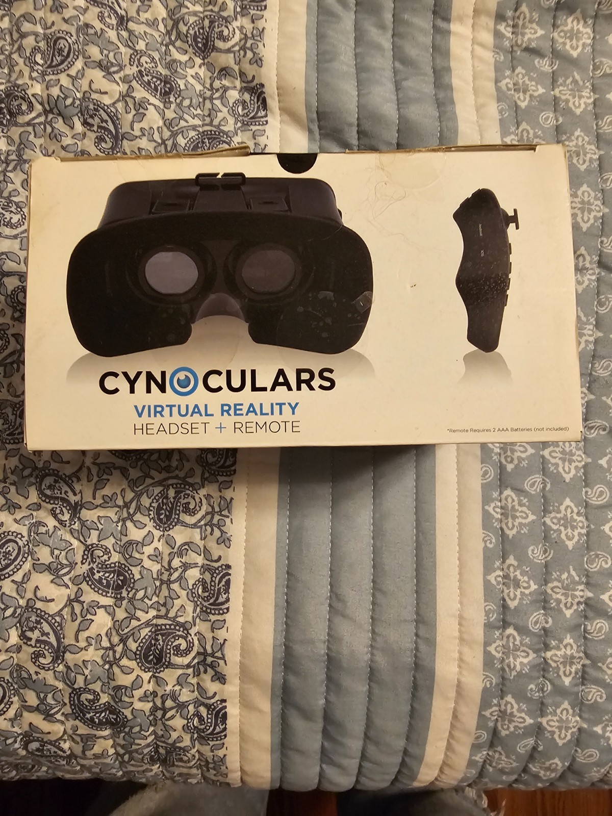 Cynocular's VR Virtual Reality App 3D Glasses Adjustable Headset Plus Remote