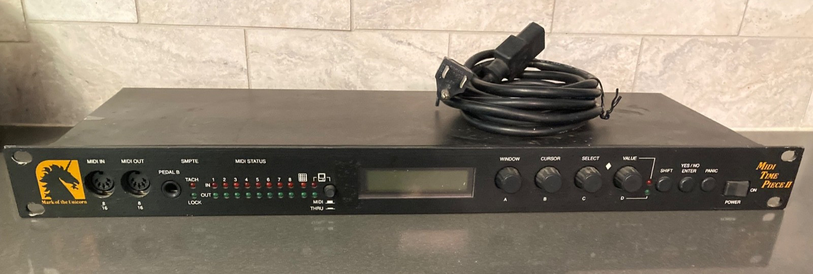 Mark of the Unicorn MIDI Time Piece II Rack Mount Deck--1993--FOR PARTS