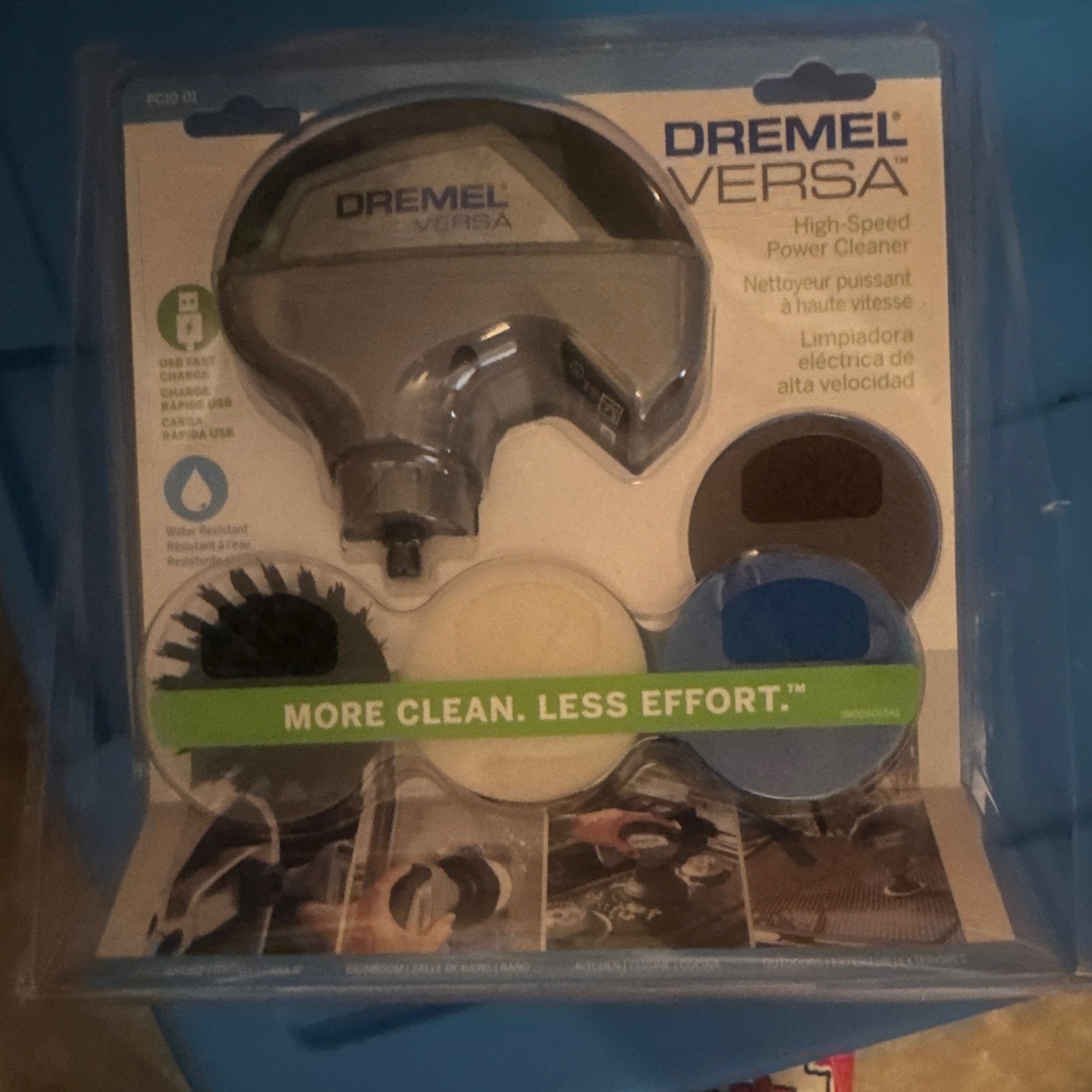 DREMEL VERSA Power Scrubber Kit PC10-01 Rechargeable Cleaning Tool New