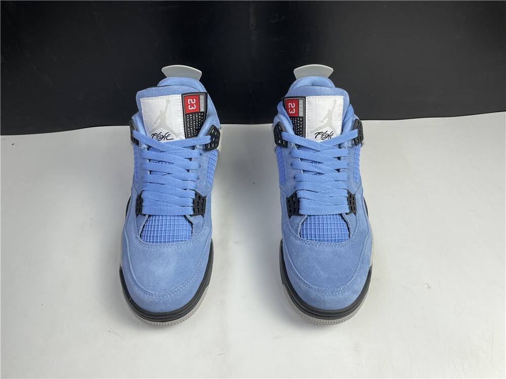 US 7-12 Jordan 4 "University Blue" Retro Men's Mid Top Basketball Shoes