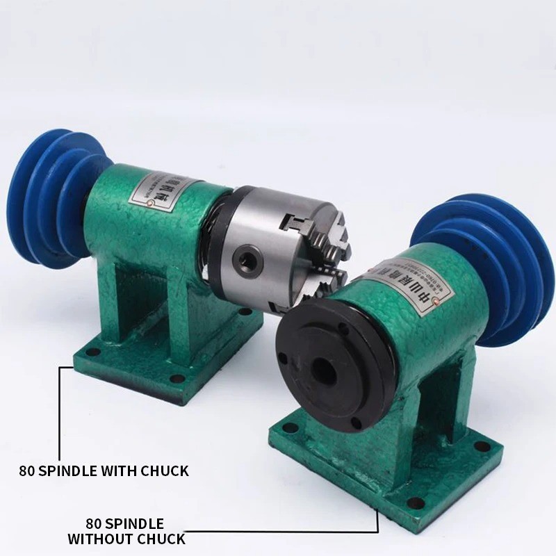 DIY Spindle Assembly for Homemade Lathe - Woodworking Three-Jaw and Four-Jaw