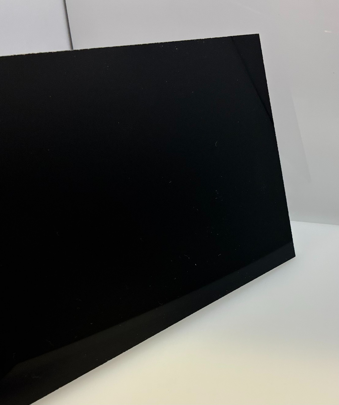 BLACK ACRYLIC PLEXIGLASS 3/16" X 24" X 24" PLASTIC SHEET