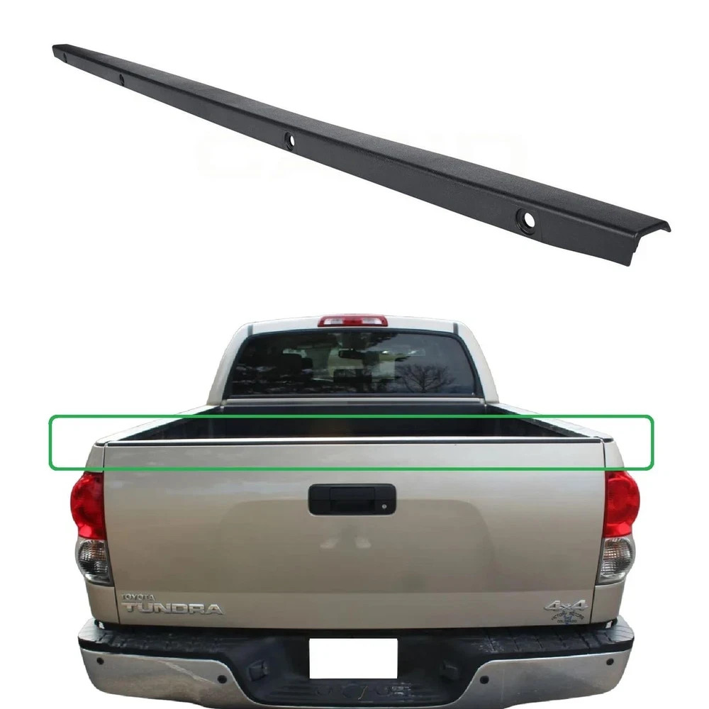 Rear Tailgate Molding Cap Spoiler Replacement Compatible with Toyota Tundra 2...