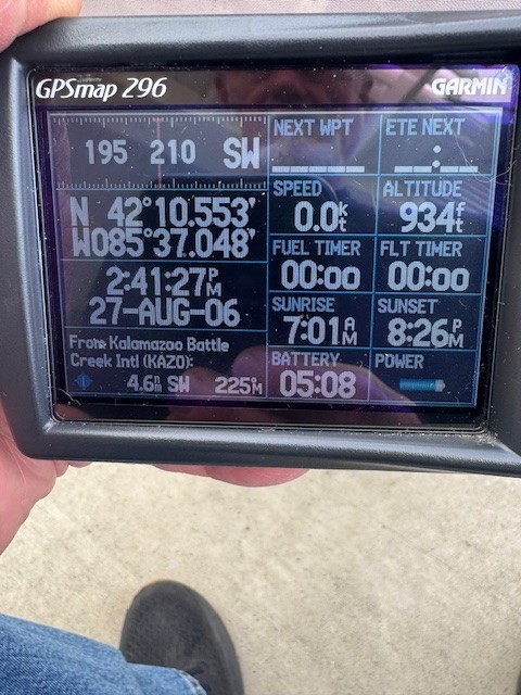 Garmin 296 Aviation GPS