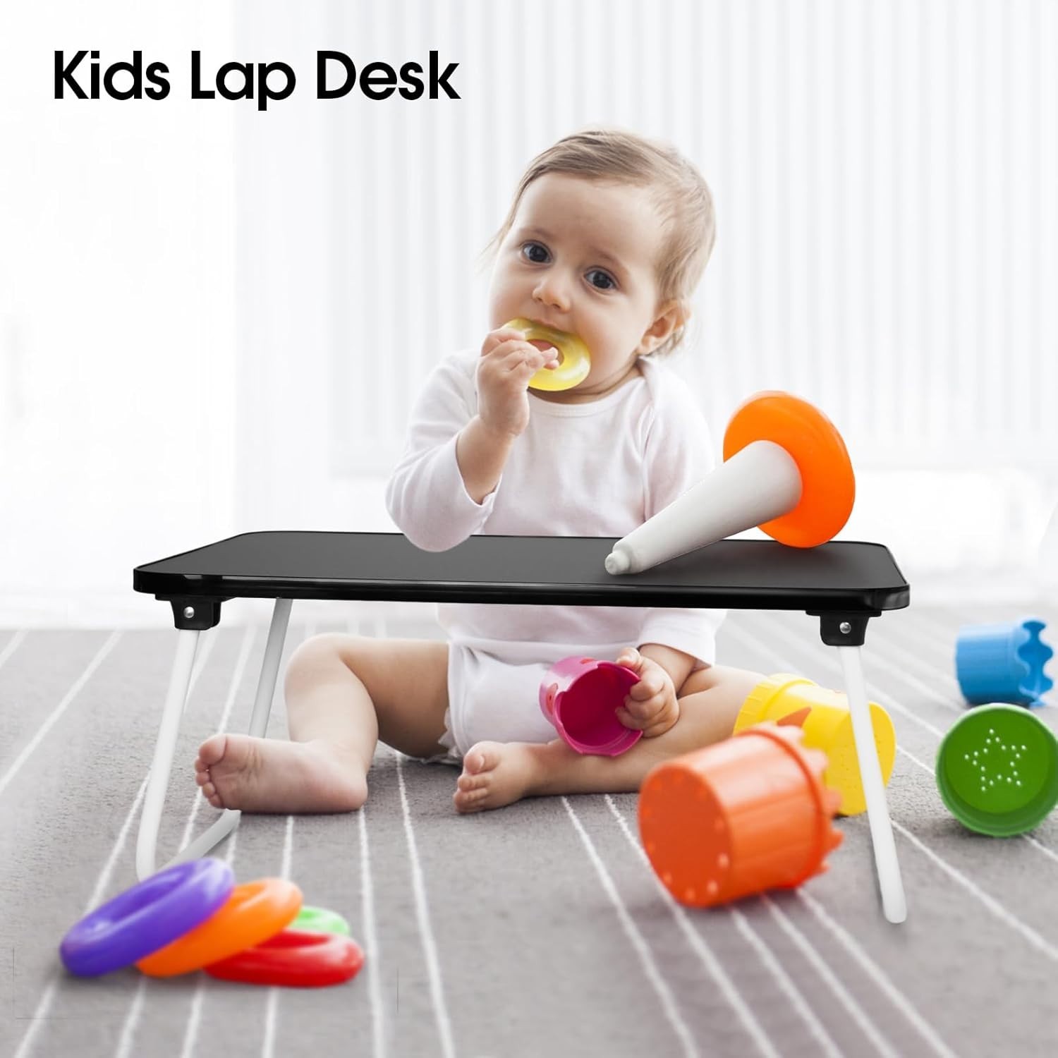 Versatile Foldable Desk Tray - Ideal for Working, Reading & Breakfast in Bed