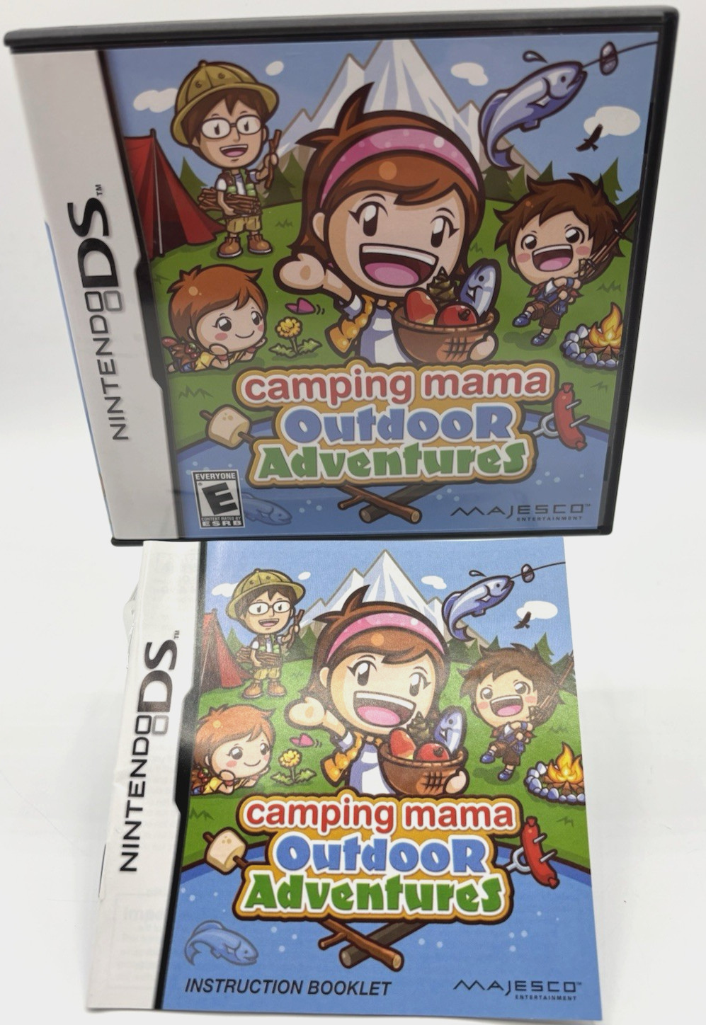 Camping Mama Outdoor Adventures Nintendo DS, Orig. Case & Manual ONLY - NO Game_