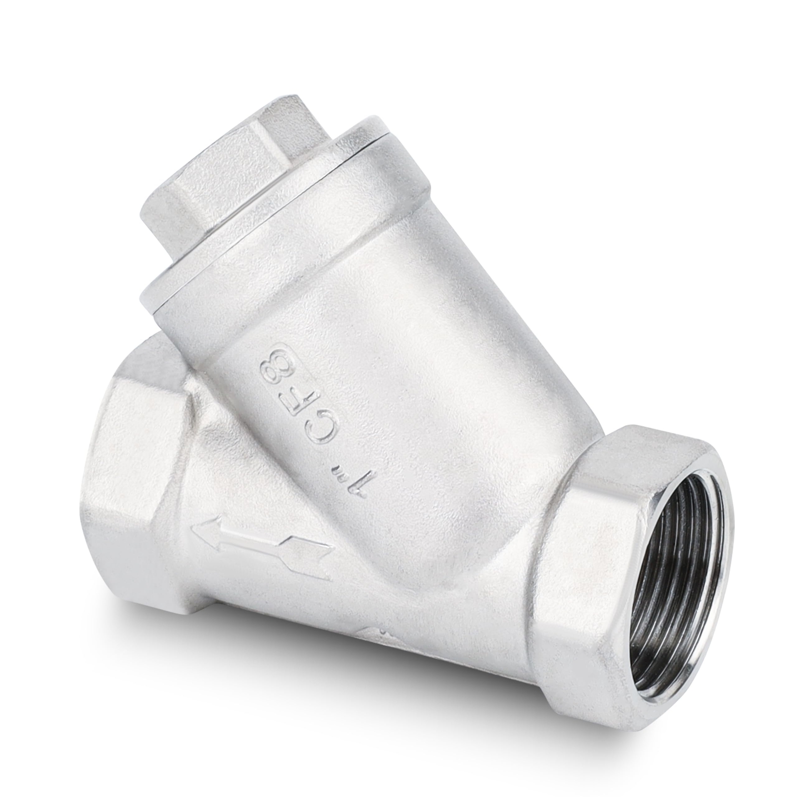 Industrial Plumbing Y Strainers NPT Female 1" Heavy Duty 304 Stainless Steel ...