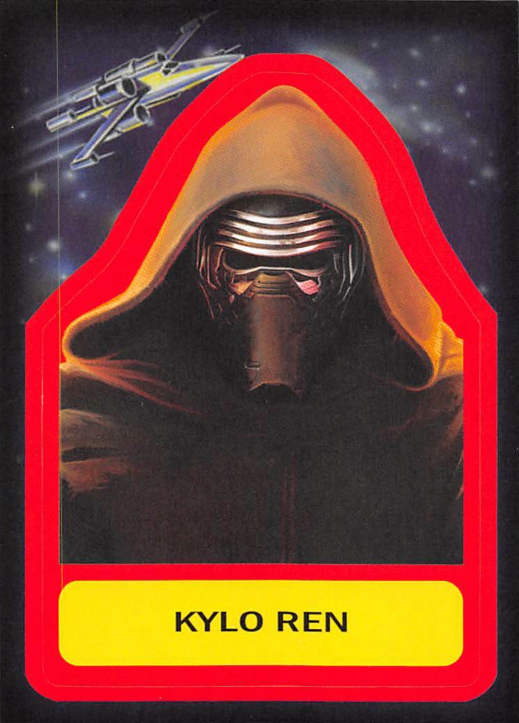 2015 Topps Star Wars Journey To The Force Awakens Sticker #S11 Kylo Ren
