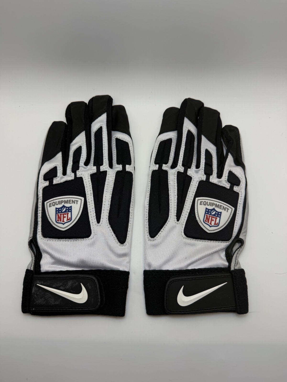 Nike D-Tack IV Leather Palms Linemen Football Gloves NFL PGF180-102 Adult New