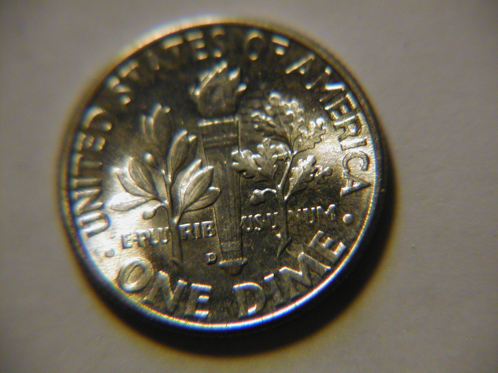 1950-D Roosevelt Dime BU uncirculated gem!