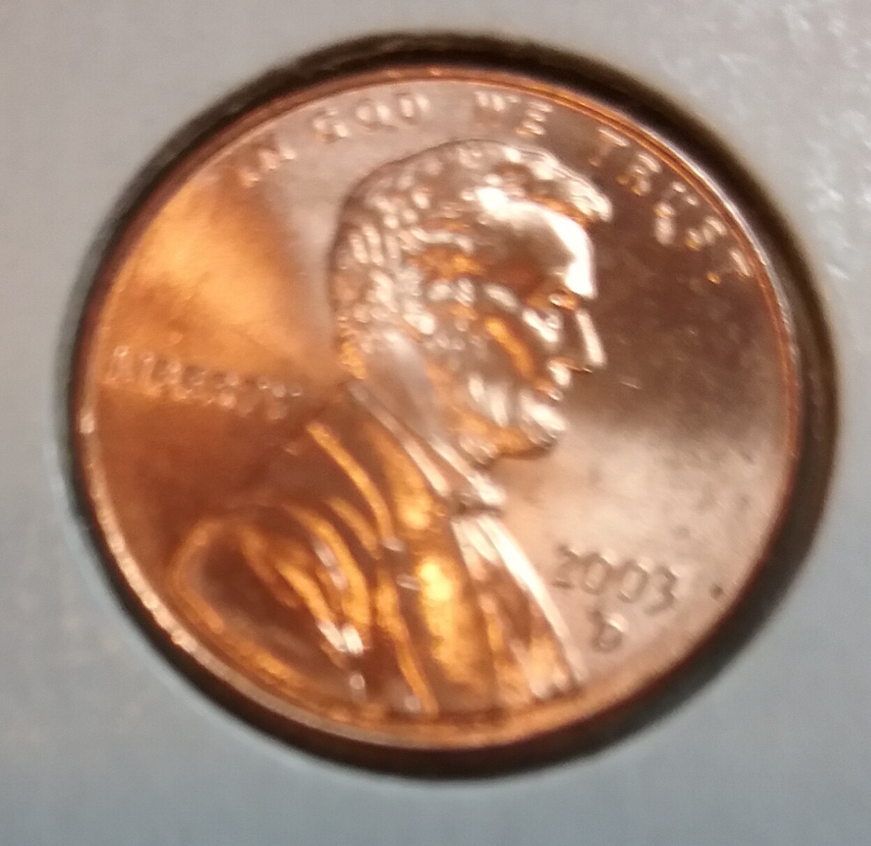 2003 Lincoln Memorial Cent  D - BU - Uncirculated