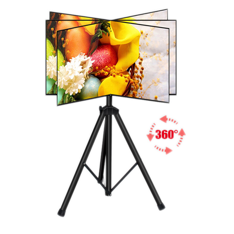Monitor Stand with Foldable Tripod Portable for Flat Panel TV 14"-40" 360 Degree