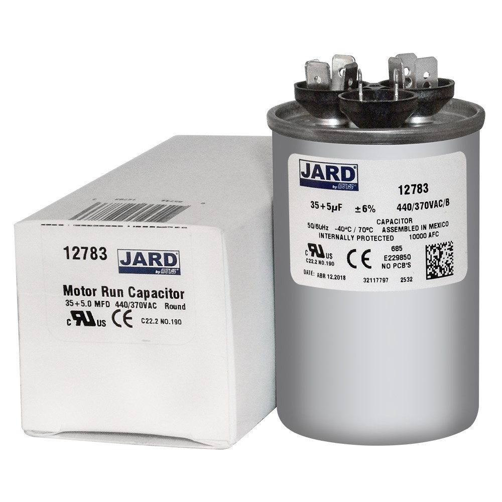 35+5 MFD 440 Volt Dual Run Capacitor replaces York 328P3505H44N37A5YK