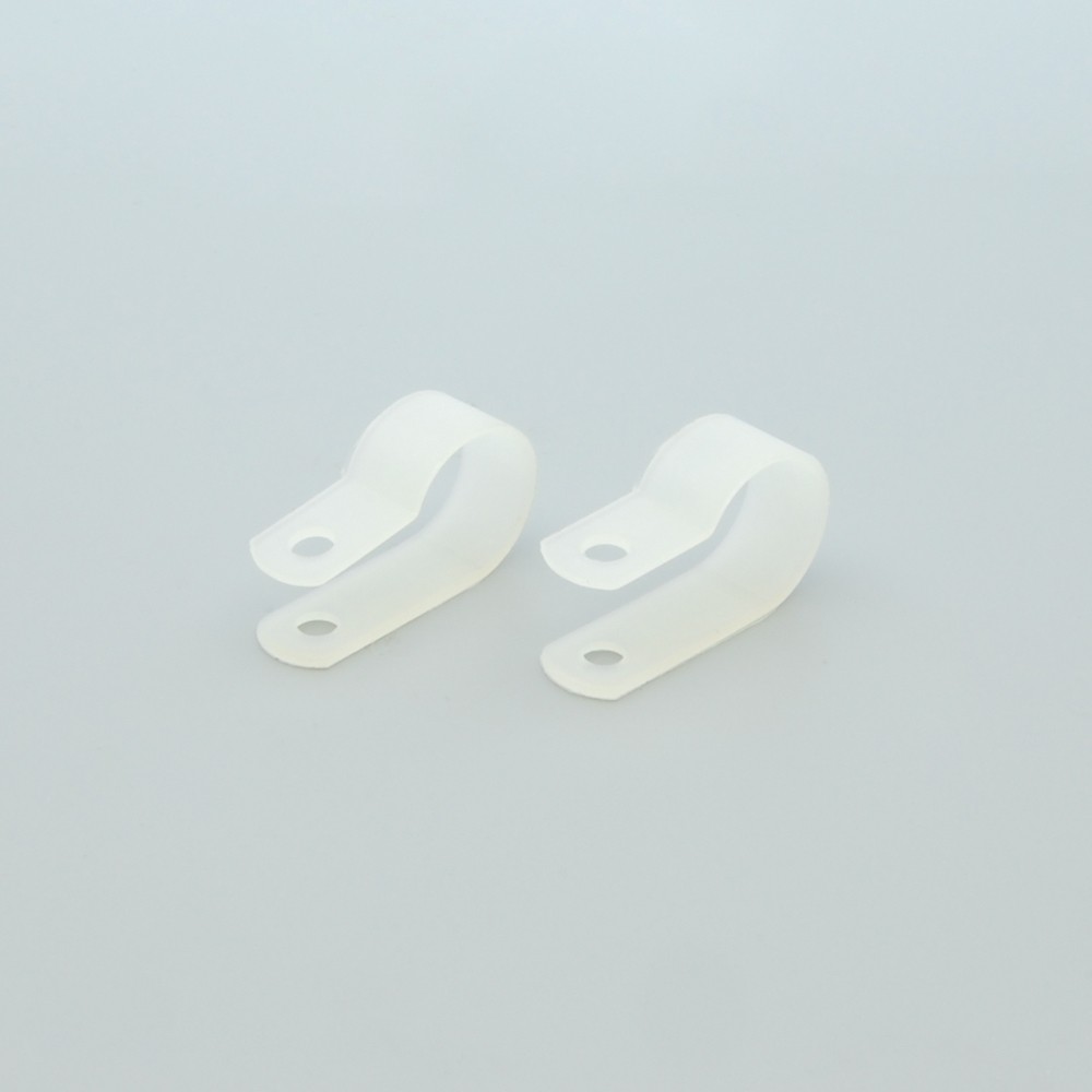5 Pack of R-Type Cable Clamp 5/8" Clear 100pk