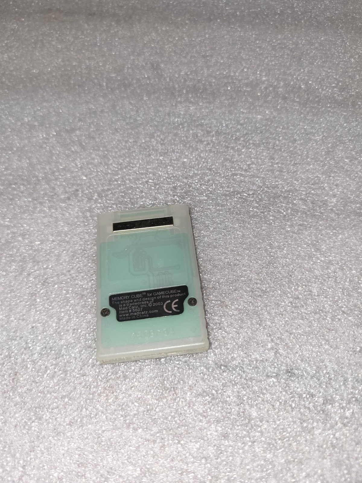 Mad Catz Nintendo GameCube Memory Cube **Untested**