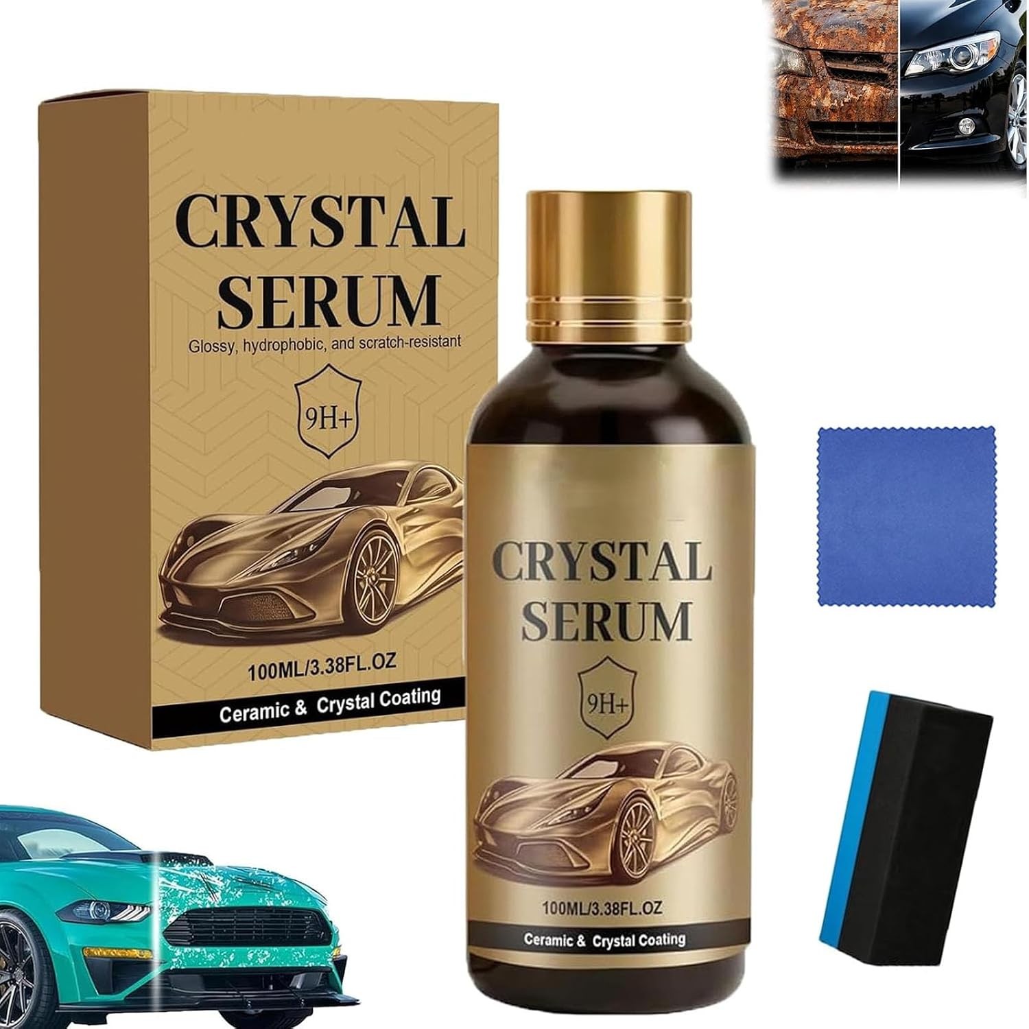 New Crystal Serum – Advanced Graphene Ceramic Coating for Cars 100ML