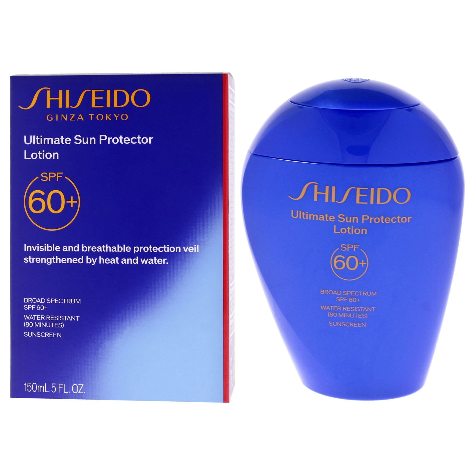 Ultimate Sun Protector Lotion SPF 60 Plus by Shiseido for Unisex - 5 oz