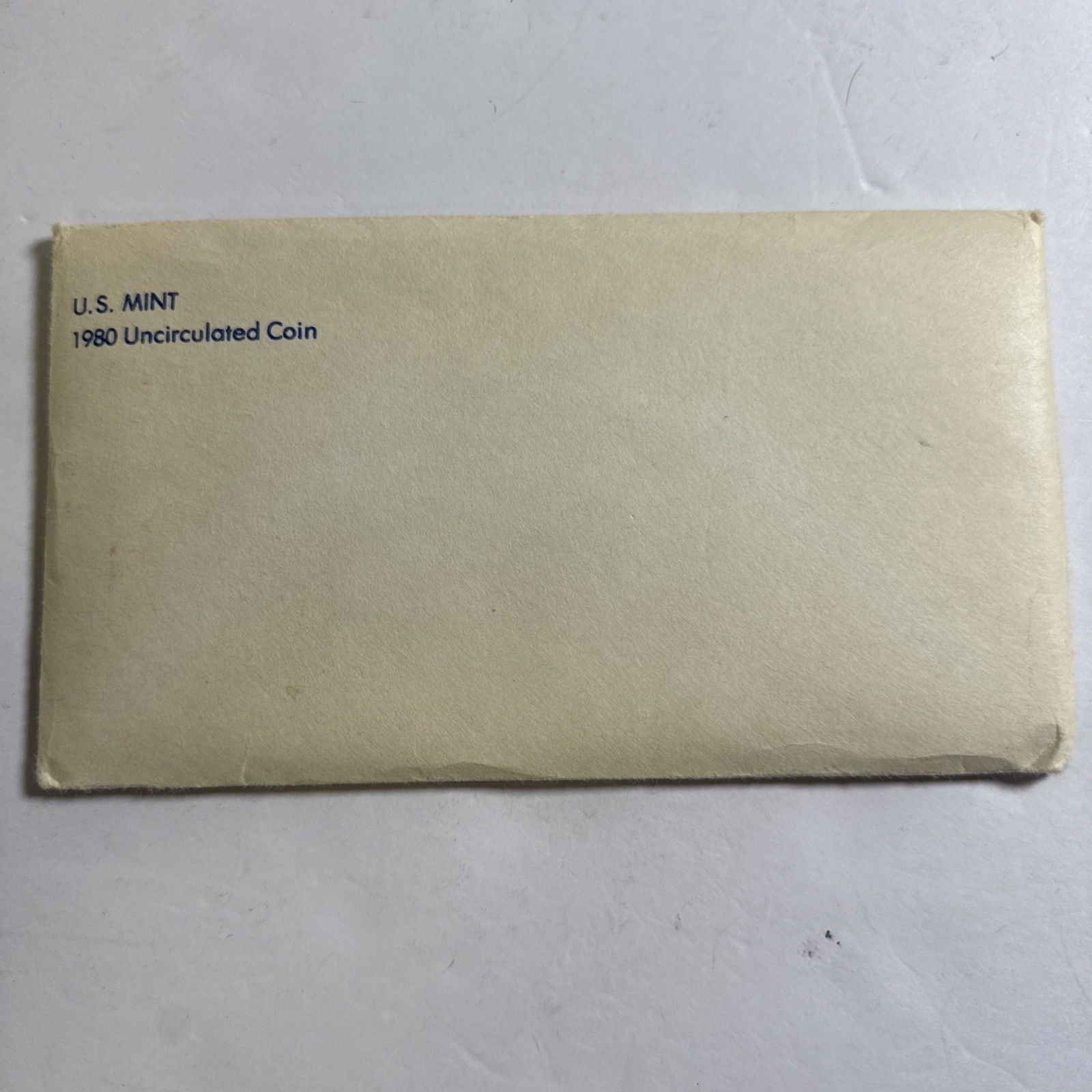 1980 Uncirculated Coin Set U.S Mint Original Government Packaging OGP #044
