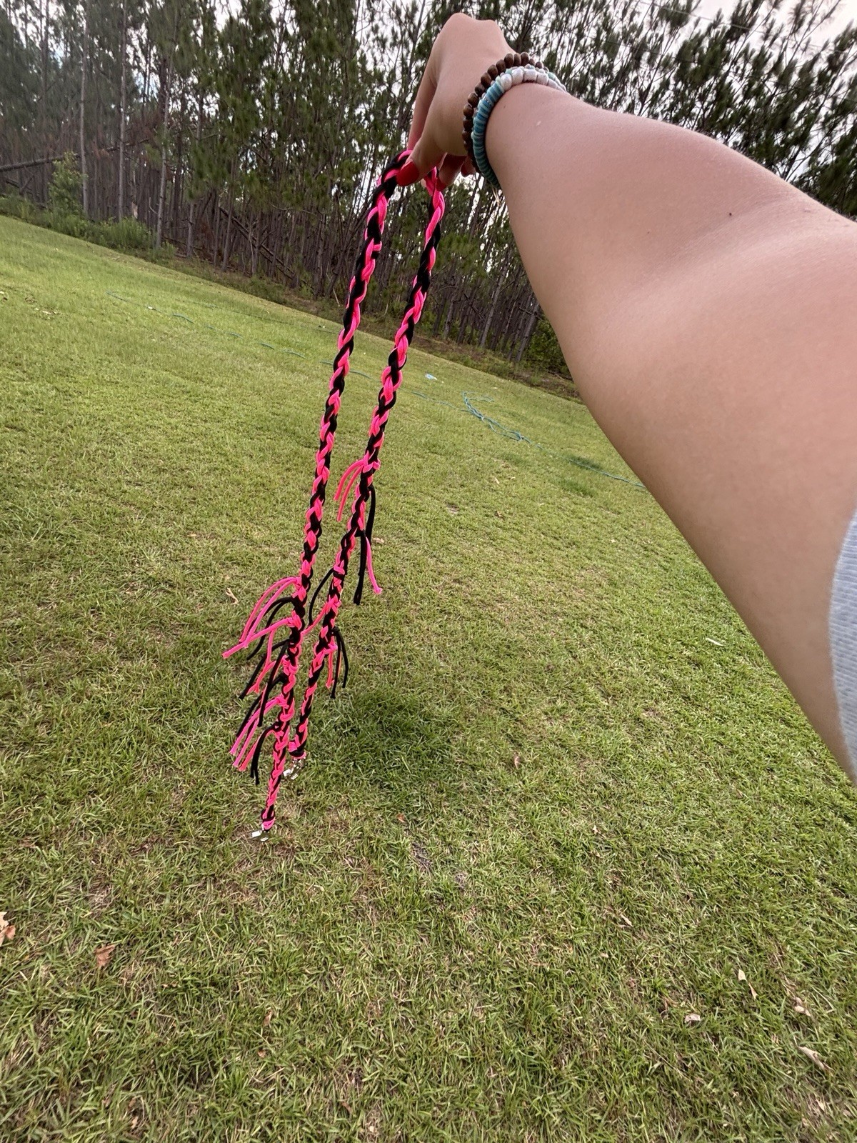 Fringe Pony Barrel Reins. 5ft